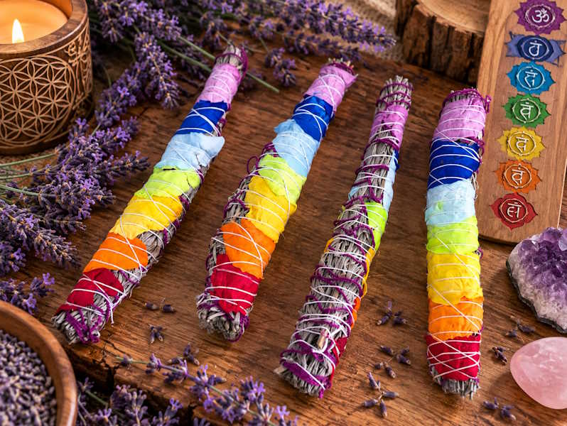 Atadillo Lavanda chakras Rosa duradera